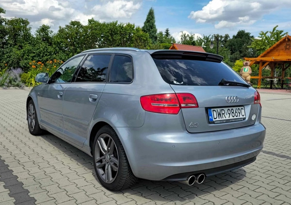 Audi A3 cena 33900 przebieg: 280000, rok produkcji 2011 z Siedliszcze małe 79